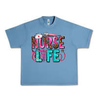 Pebble Blue nurse life Urban Heavy Tee - AdoDesignShop