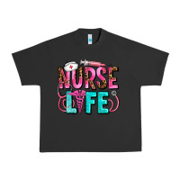 Pigment Black nurse life Urban Heavy Tee - AdoDesignShop
