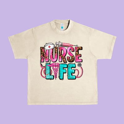 Nurse Life Urban Heavy Tee Designed By Adodesignshop