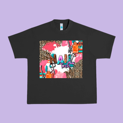 Nail Tech Urban Heavy Tee Designed By Adodesignshop