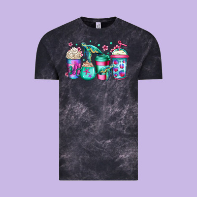 Turtle Coffee Cups Vintage Tee Designed By Jasminsmagicworld