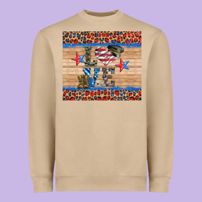 Western Usa Soldier Love Tumbler Heavyweight Sweatshirt Designed By Artiststas