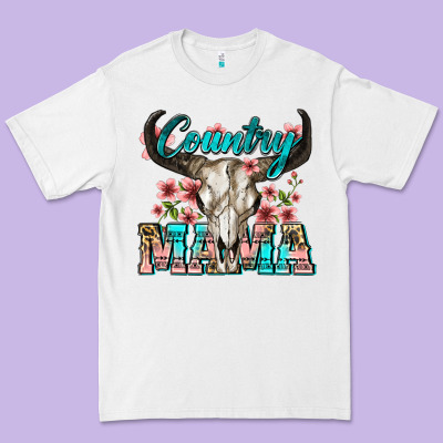 Country Mama Premium Tee Designed By Zillion Design Studio