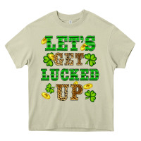 Mossy st patricks day lets get lucked up Heavy Core Tee - RanaPortraitStore