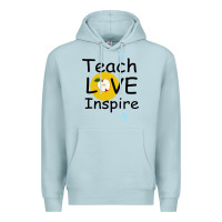 Blue Mist Teach Love Inspire Premium Hoodie - Bettercallsaul