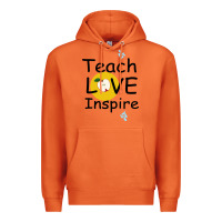 Carrot Teach Love Inspire Premium Hoodie - Bettercallsaul