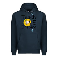 Navy Teach Love Inspire Premium Hoodie - Bettercallsaul