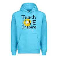 Ocean Blue Teach Love Inspire Premium Hoodie - Bettercallsaul
