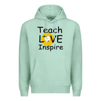 Seafoam Teach Love Inspire Premium Hoodie - Bettercallsaul