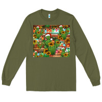 Army Green feliz navidad merry christmas cactus tumbler Long Sleeve Tee - Jasminsmagicworld