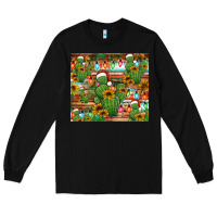 Black feliz navidad merry christmas cactus tumbler Long Sleeve Tee - Jasminsmagicworld