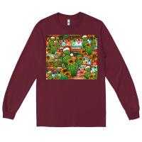 Feliz Navidad Merry Christmas Cactus Tumbler Long Sleeve Tee | Teevron