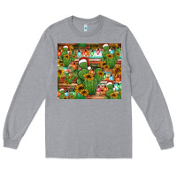 Heather Grey feliz navidad merry christmas cactus tumbler Long Sleeve Tee - Jasminsmagicworld