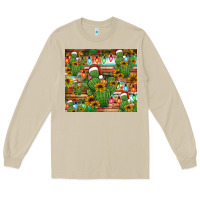Mushroom feliz navidad merry christmas cactus tumbler Long Sleeve Tee - Jasminsmagicworld