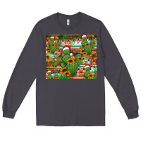 Smoke feliz navidad merry christmas cactus tumbler Long Sleeve Tee - Jasminsmagicworld