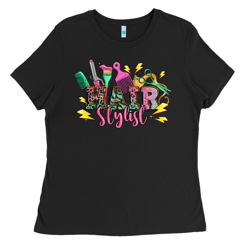 Hair Stylist Ladies Tee by texasbilliewilder | Teevron