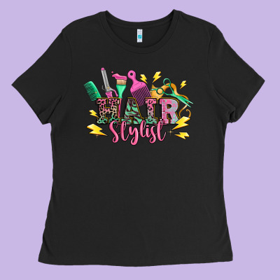 Ladies Tee hair stylist