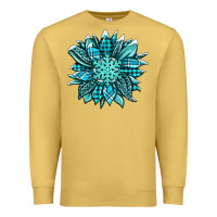 Antique Gold winter sunflower Premium Sweatshirt - Jasminsmagicworld