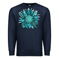 Navy winter sunflower Premium Sweatshirt - Jasminsmagicworld