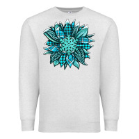 Oatmeal Heather winter sunflower Premium Sweatshirt - Jasminsmagicworld