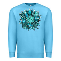 Ocean Blue winter sunflower Premium Sweatshirt - Jasminsmagicworld