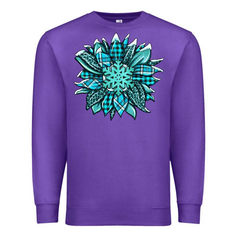 Winter Sunflower Premium Sweatshirt by Jasminsmagicworld | Teevron