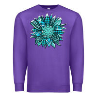 Purple winter sunflower Premium Sweatshirt - Jasminsmagicworld