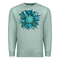 Seafoam winter sunflower Premium Sweatshirt - Jasminsmagicworld