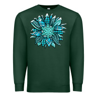 Sports Green winter sunflower Premium Sweatshirt - Jasminsmagicworld