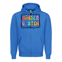 True Royal kinder garten vibes Zipper Hoodie - MaliasSmallBusiness