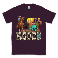 Plum and they call the thing rodeo Classic Tee - NancyCooperArtShop