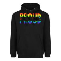 Black proud to be me Heavyweight Hoodie - Artiststas
