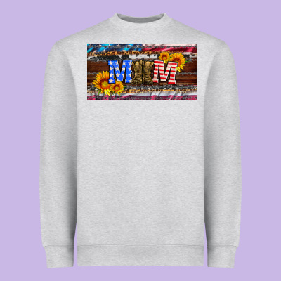 Soldier Mom License  Plate Heavyweight Sweatshirt Designed By Artiststas