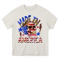 Cream made in america Heavy Core Tee - texasbilliewilder