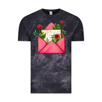 Cloud Black pink letter Vintage Tee - AdoDesignShop