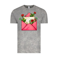 Cloud Rock pink letter Vintage Tee - AdoDesignShop