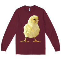 Burgundy Chick Long Sleeve Tee - LillyAllenDesigns