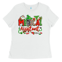 White christmas medical assistant Ladies Tee - Zillion Design Studio