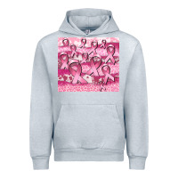 Heather Grey ribbon  breast cancer Urban Hoodie - CowGirlArtShop
