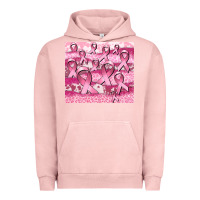 Pigment Salmon ribbon  breast cancer Urban Hoodie - CowGirlArtShop