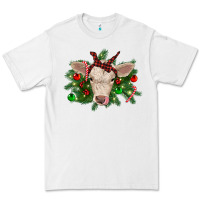 White Christmas charolais calf Premium Tee - RanaPortraitStore