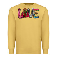 Antique Gold our lady of guadalupe love Premium Sweatshirt - Jasminsmagicworld