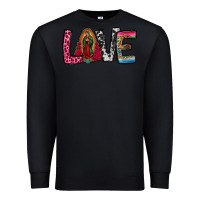 Black our lady of guadalupe love Premium Sweatshirt - Jasminsmagicworld