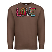 Chestnut our lady of guadalupe love Premium Sweatshirt - Jasminsmagicworld