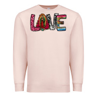 Pale Pink our lady of guadalupe love Premium Sweatshirt - Jasminsmagicworld