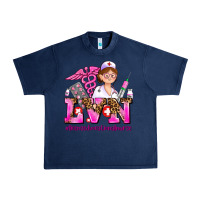 Navy lvn licensed vocational nurse Urban Heavy Tee - AdoDesignShop