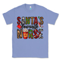 Colony Blue santa's favorite nurse Classic Tee - Jasminsmagicworld
