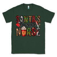 Sports Green santa's favorite nurse Classic Tee - Jasminsmagicworld