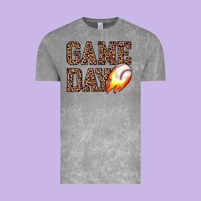 Game Day Baseball Vintage Tee Designed By Jahusdesignshop