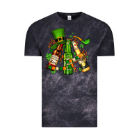 Cloud Black st patrick's beers flags and hat Vintage Tee - AdoDesignShop